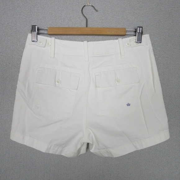 G1 All Purpose Goods White Shorts Women's Size 2 Classic 100% Cotton - Picture 4 of 11